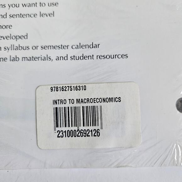 Introduction To Macroeconomics Sixth Edition Edwin G. Dolan Loose Leaf Textbook - Picture 5 of 5